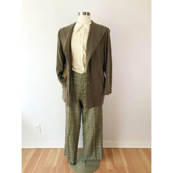 80s Peggy Jennings Couture Designer Soft Blazer Size Lagenlook - Picture 2 of 8